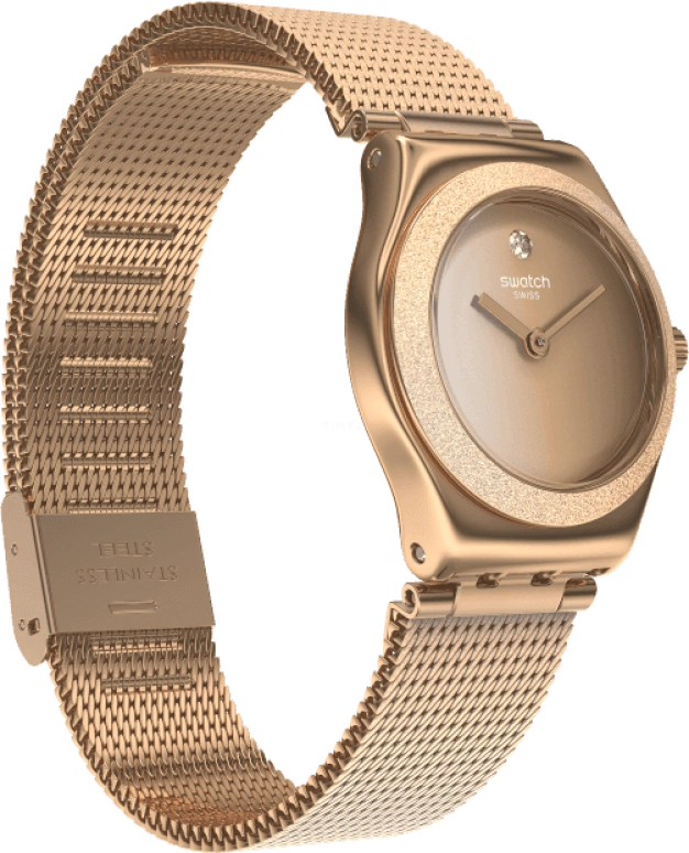 Swatch,IRONY 25x28.70mm,25x28.70mm,Rose Gold,YSG166M