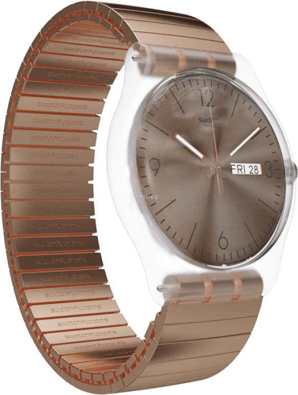 Swatch,Originals 41mm,41mm,Plastic,Gold,SUOK707