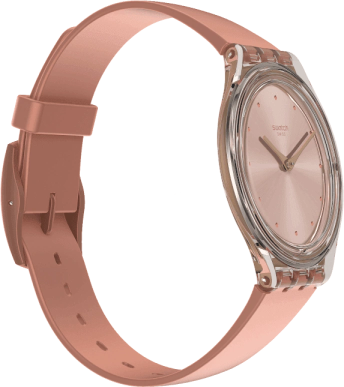 Swatch,SKIN 36.80mm,36.80mm,Plastic,Pink,SVOK108