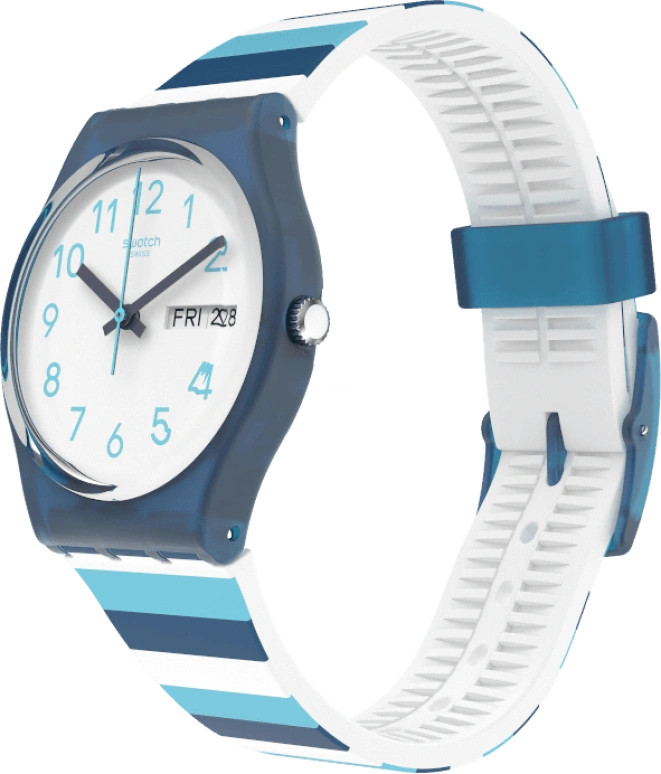 Swatch,Originals 34mm,34mm,White,Open,GN728