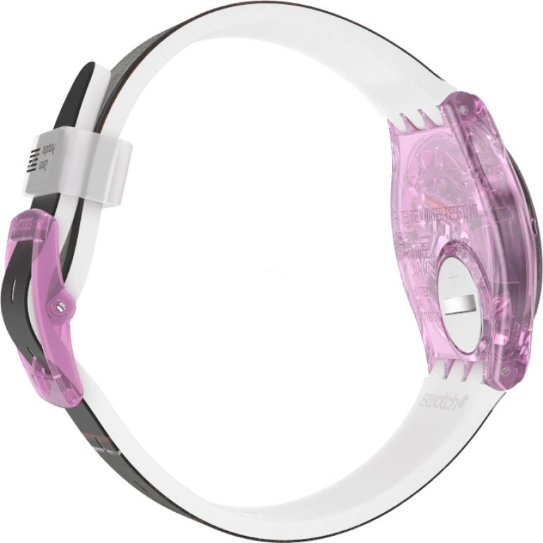 Swatch,Originals 34mm,34mm,Plastic,Multi-Color,Quartz,Sapphire,Crystal Glass,Round,GZ356