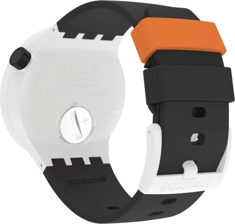 Swatch,THE BOLD 47mm,47mm,Bioceramic,Ceramic,Orange,SB03M104