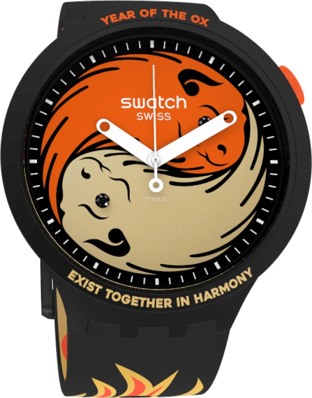 Swatch,THE BOLD 47mm,47mm,Plastic,SO27Z109