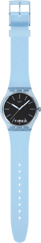 Swatch,Originals 41mm,41mm,Bio-sourced,Black,Quartz,Bio-sourced,Glass,Round,SO29L101
