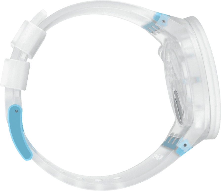 Swatch,THE BOLD 47mm,47mm,Plastic,White,SO27E105
