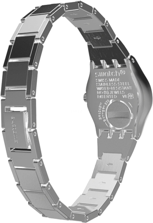 Swatch,IRONY 25mm,25mm,Stainless Steel,Blue,YSS222G