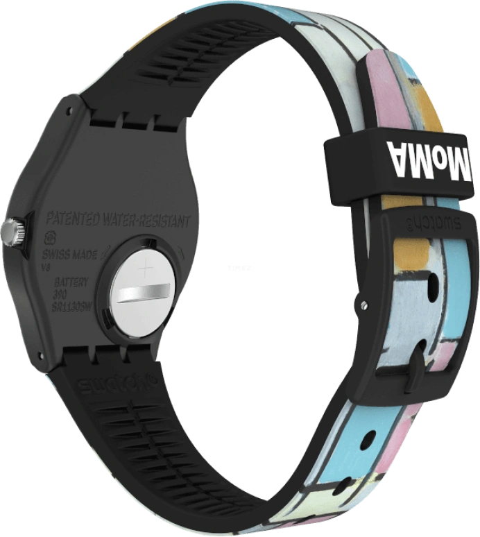 Swatch,Originals 34mm,34mm,Plastic,Pink,Closed,GZ350