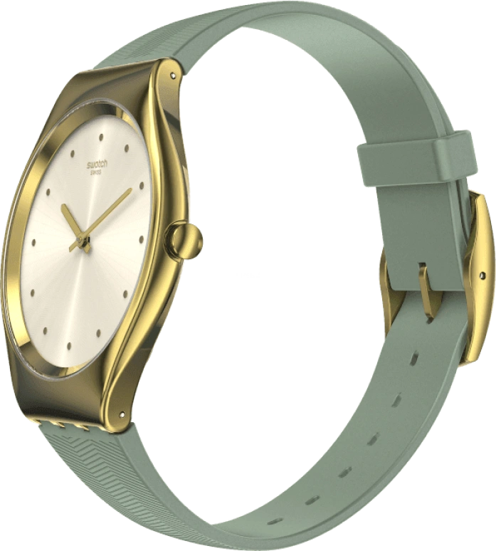 Swatch,SKIN 38mm,38mm,Gold,Closed,SYXG113