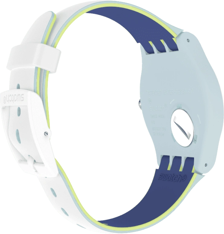 Swatch,Originals 41mm,41mm,Plastic,White,SUOS404