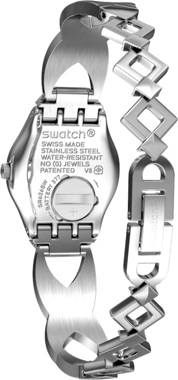 Swatch,IRONY 25mm,25mm,Stainless Steel,Silver White,YSS332G