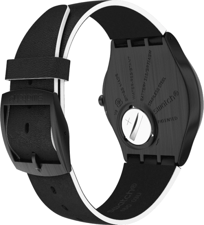 Swatch,SKIN ,Black,SS07B101
