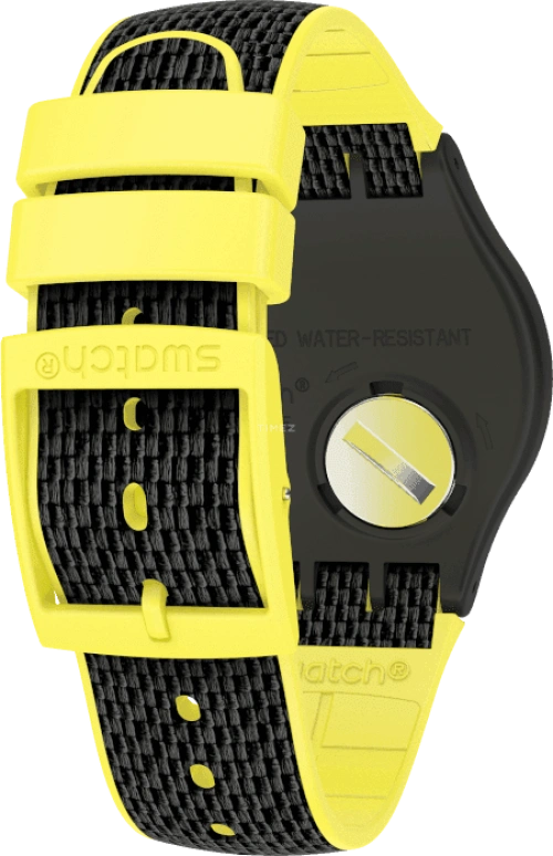 Swatch,Originals 41mm,41mm,Plastic,Black,SUOB406