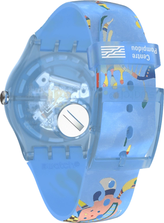 Swatch,Originals 41mm,41mm,Plastic,Blue,Quartz,Sapphire,Crystal Glass,Round,SUOZ342