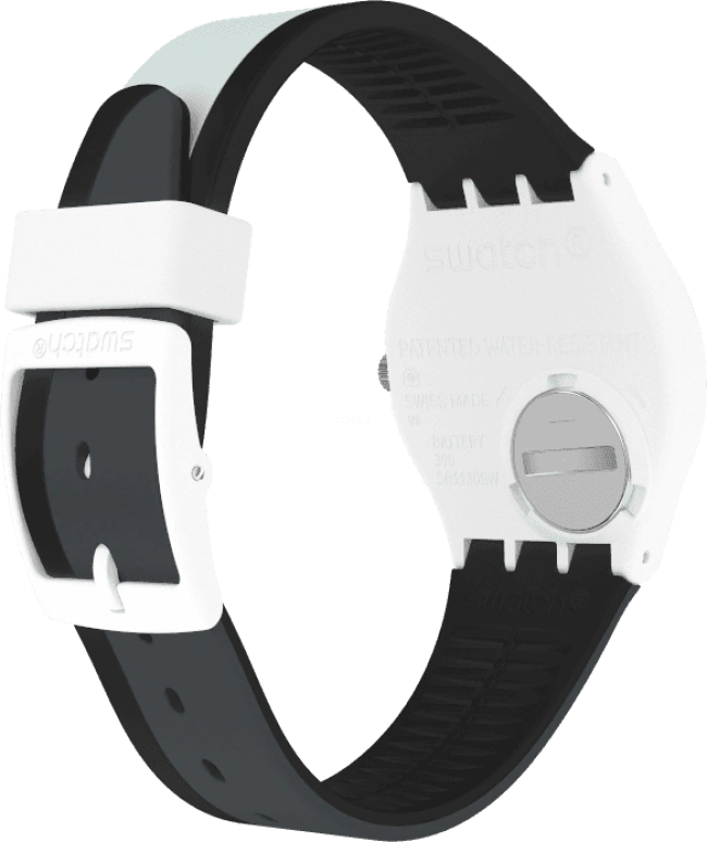 Swatch,Originals 34mm,34mm,Plastic,White,GW711