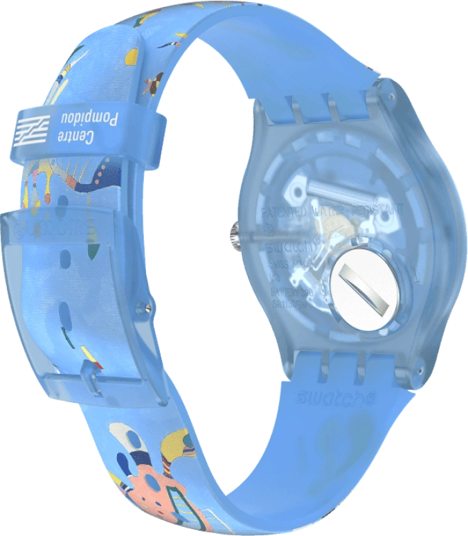 Swatch,Originals 41mm,41mm,Plastic,Blue,Quartz,Sapphire,Crystal Glass,Round,SUOZ342