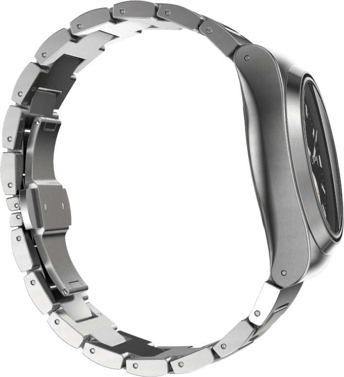 Swatch,IRONY 42mm,42mm,Stainless Steel,Black,Sapphire,Crystal Glass,Open,SY23S406G