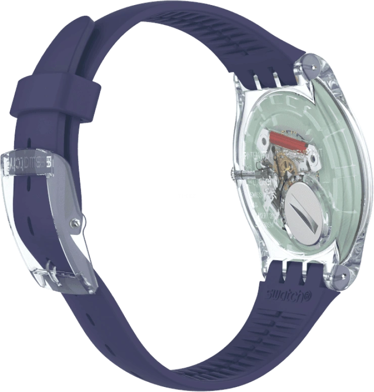 Swatch,Originals 41mm,41mm,Plastic,Purple,SUOK712