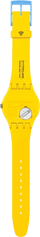 Swatch,Other 41mm,41mm,Bio-sourced,Pink,Yellow,Quartz,Round,Yellow,SO29Z129,SO29Z129-5300
