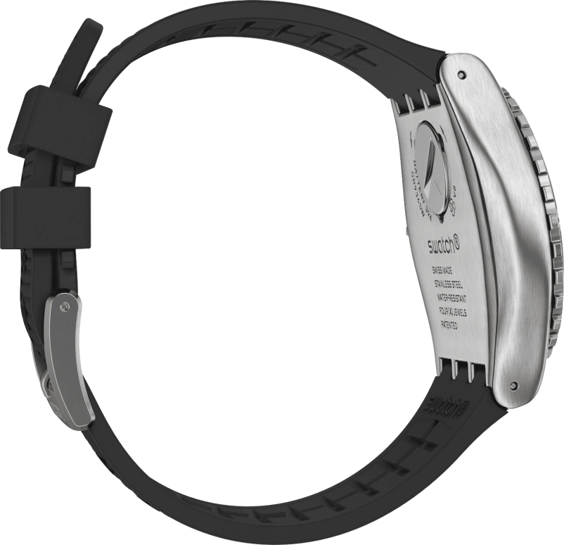 Swatch,IRONY 43mm,43mm,Stainless Steel,Black,YVS487
