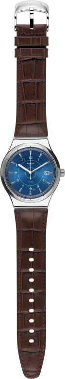 Swatch,Sistem 51 42mm,42mm,Stainless Steel,Blue,Automatic,Day,90hours,YIS404