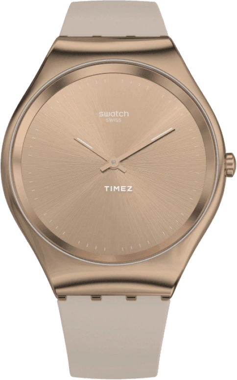 Swatch,IRONY 38mm,38mm,Stainless Steel,Pink,Quartz,Sapphire,Crystal Glass,Round,SYXG101