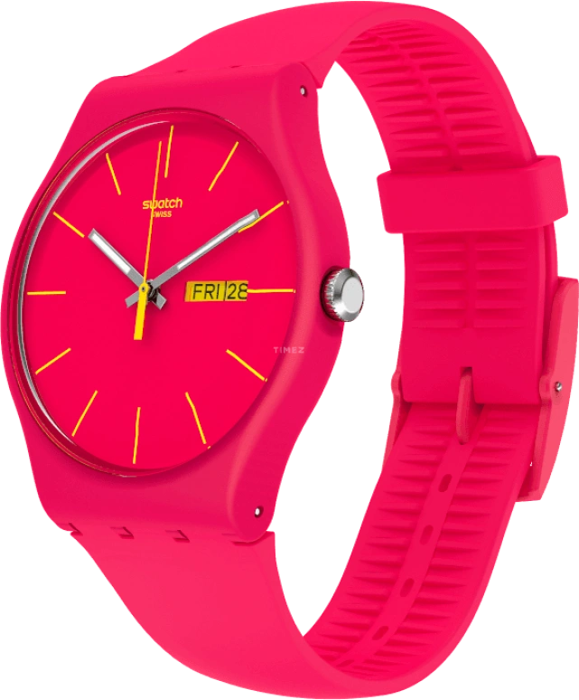 Swatch,CLASSIC ,Plastic,Red,SUOR704