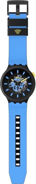 Swatch,Other 44.80mm,44.80mm,Bioceramic,Black,Quartz,Round,SB03B112,SB03B112-5300