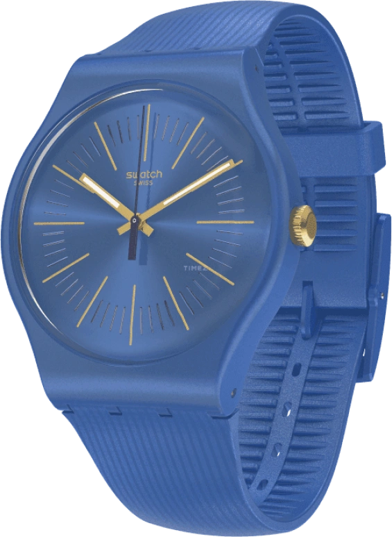 Swatch,Originals 41mm,41mm,Plastic,Blue,SUON143