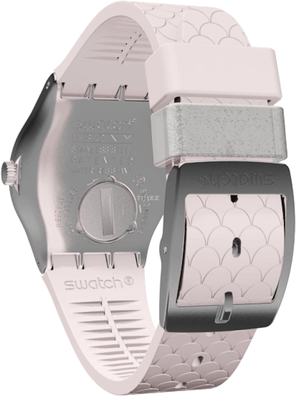 Swatch,WOMEN'S 33mm,33mm,Stainless Steel,Pink Red,Red,Quartz,Sapphire,Round,YLZ101