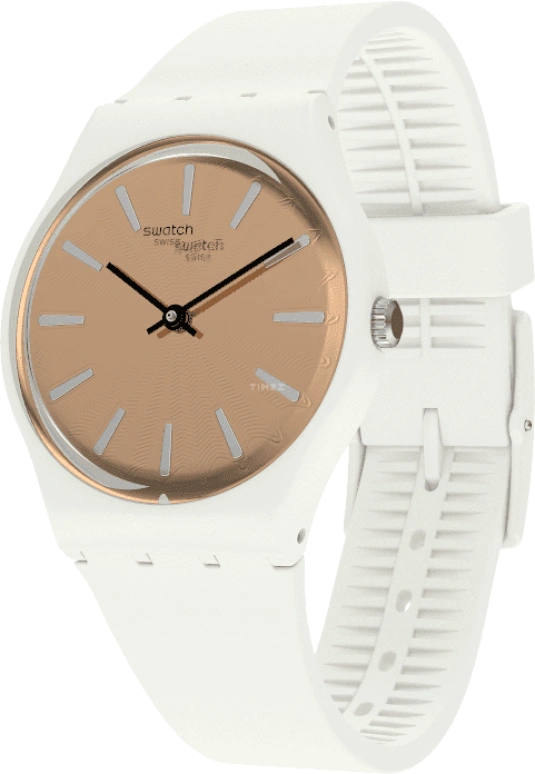 Swatch,Originals 34mm,34mm,Plastic,Gold,GW209