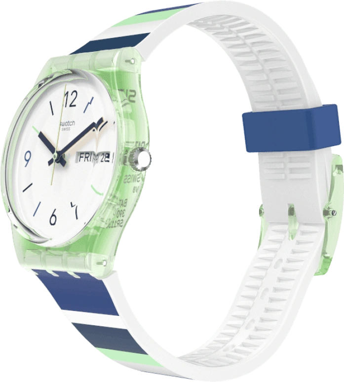 Swatch,Originals 34mm,34mm,Plastic,White,Open,GG711