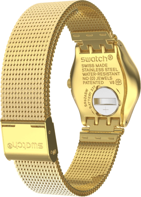Swatch,IRONY 25x28.70mm,25x28.70mm,Gold,YSG167M