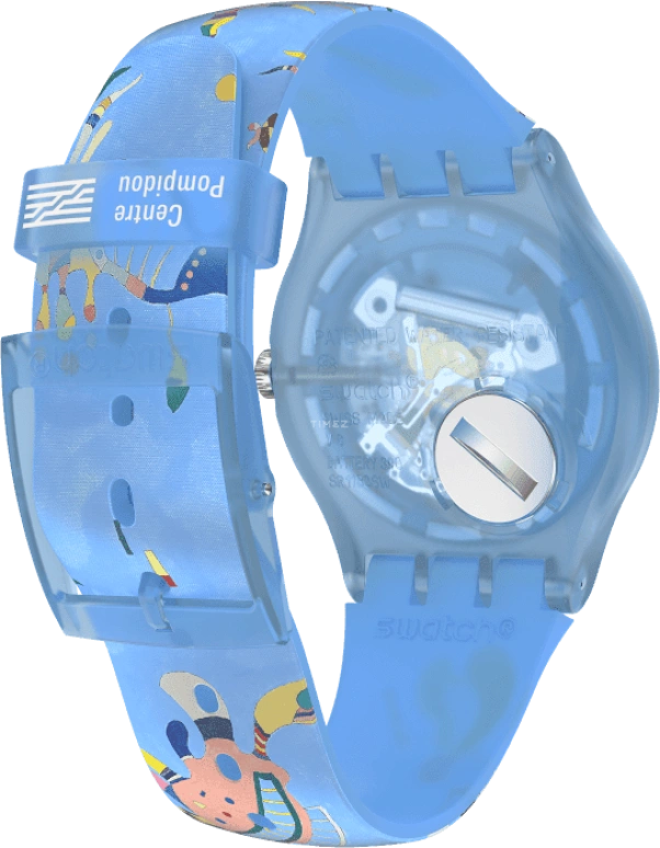 Swatch,Originals 41mm,41mm,Plastic,Blue,Quartz,Sapphire,Crystal Glass,Round,SUOZ342