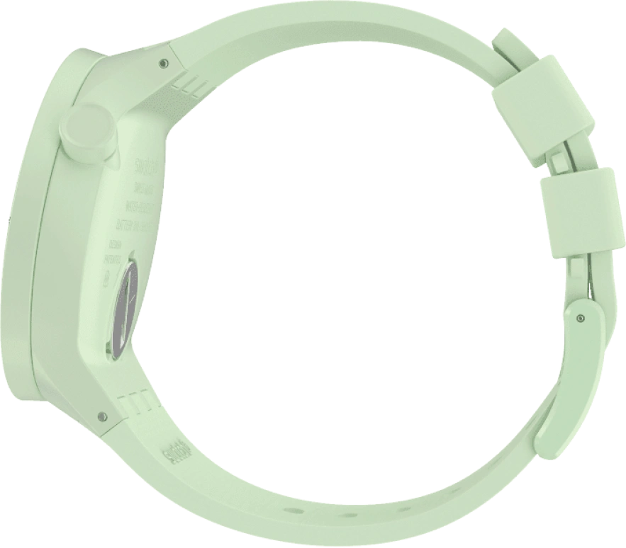Swatch,THE BOLD 47mm,47mm,Bioceramic,Ceramic,Green,Quartz,Sapphire,Crystal Glass,Round,SB03G100
