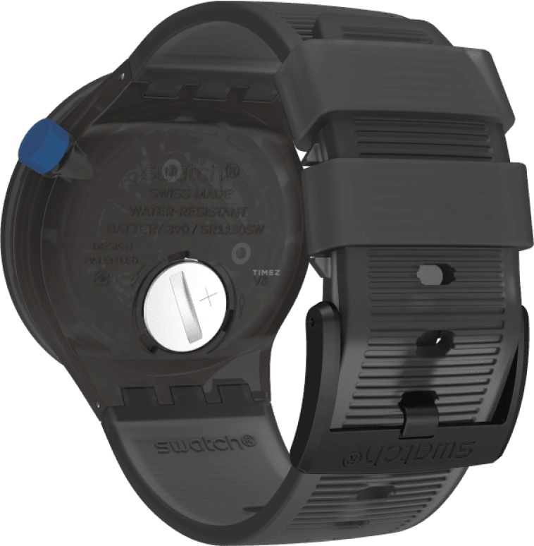 Swatch,Originals 47mm,47mm,Plastic,Sapphire,Crystal Glass,Closed,SO27B121