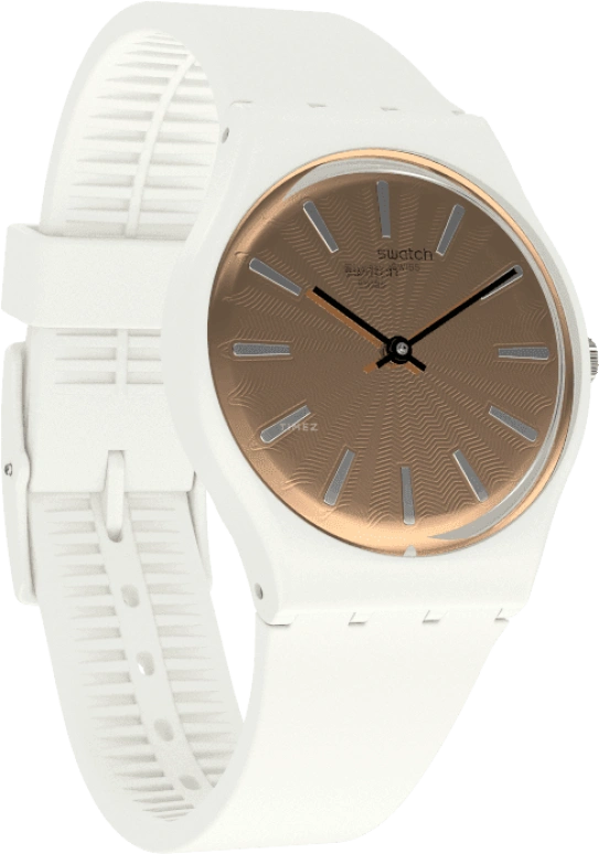 Swatch,Originals 34mm,34mm,Plastic,Gold,GW209