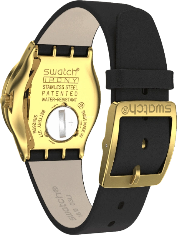 Swatch,IRONY 33x0.38mm,33x0.38mm,Black,YLG141