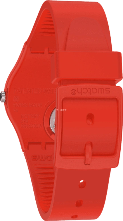 Swatch,Originals 34mm,34mm,Plastic,Red,GR183
