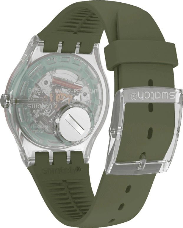 Swatch,Originals 41mm,41mm,Plastic,Pink,Quartz,Sapphire,Crystal Glass,Round,SUOK714