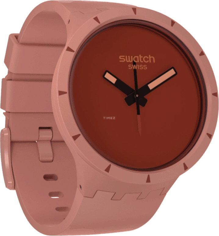 Swatch,THE BOLD 47mm,47mm,Bioceramic,Ceramic,Red,Sapphire,Crystal Glass,SB03R100