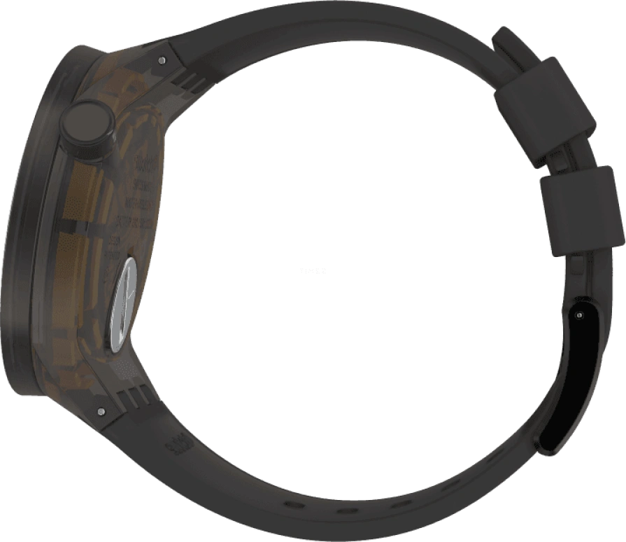 Swatch,THE BOLD 47mm,47mm,Plastic,Coffee,Brown,SO27B112
