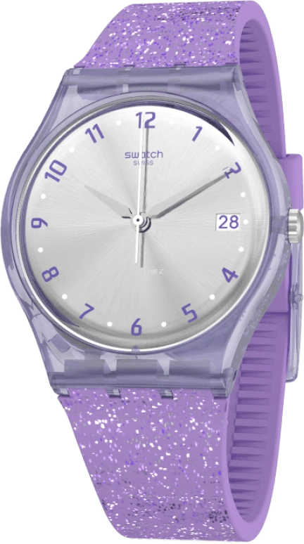 Swatch,Originals 34mm,34mm,Plastic,Silver,Open,GV400