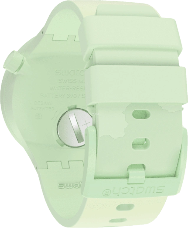 Swatch,THE BOLD 47mm,47mm,Bioceramic,Ceramic,Green,Quartz,Sapphire,Crystal Glass,Round,SB03G100