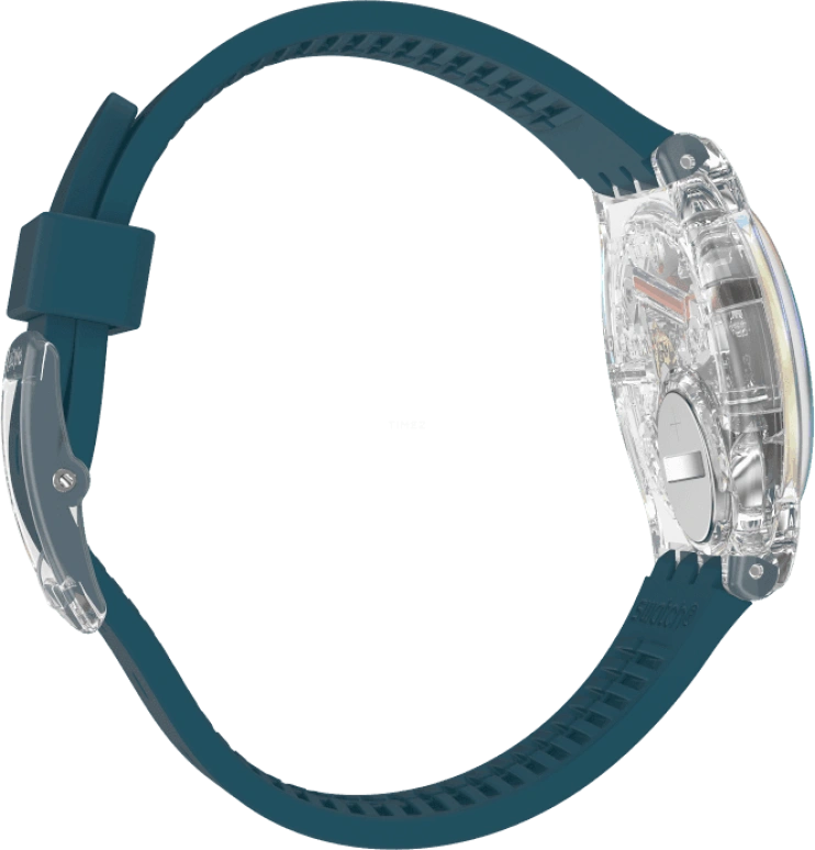 Swatch,Originals 34x39.20mm,34x39.20mm,Plastic,Coffee,Cyan,GE721
