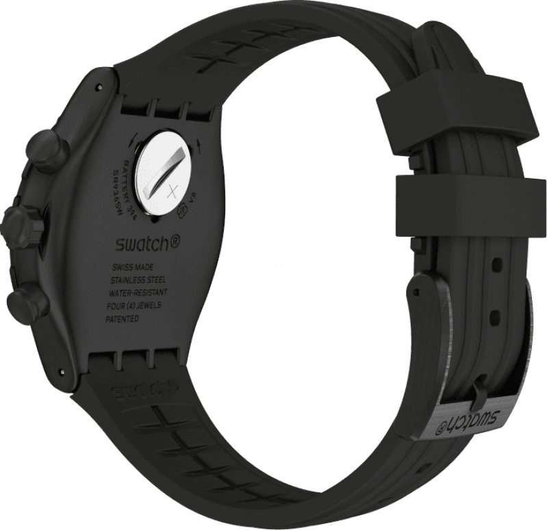 Swatch,IRONY 43x49mm,43x49mm,Black,YVB409