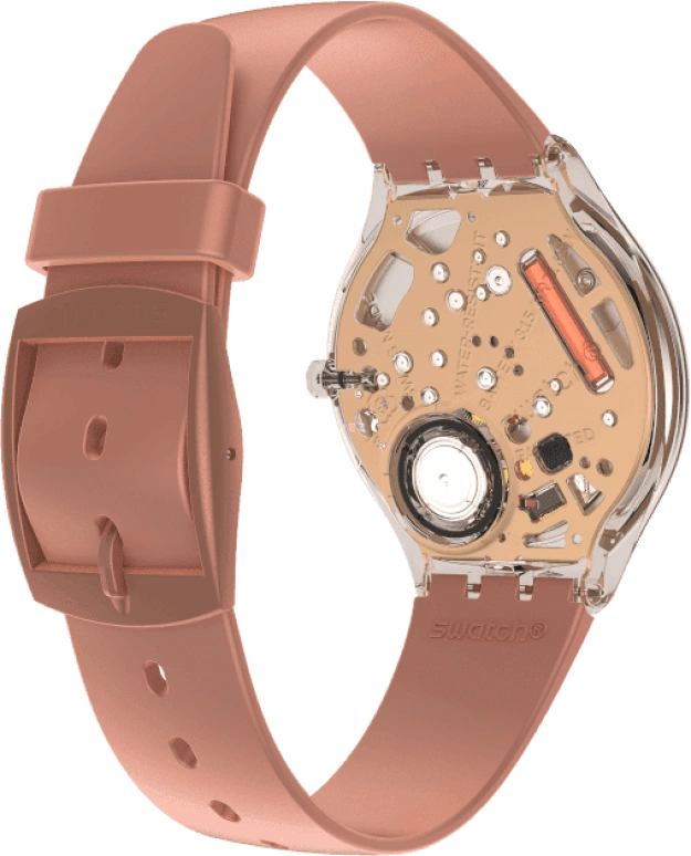 Swatch,SKIN 36.80mm,36.80mm,Plastic,Pink,SVOK108