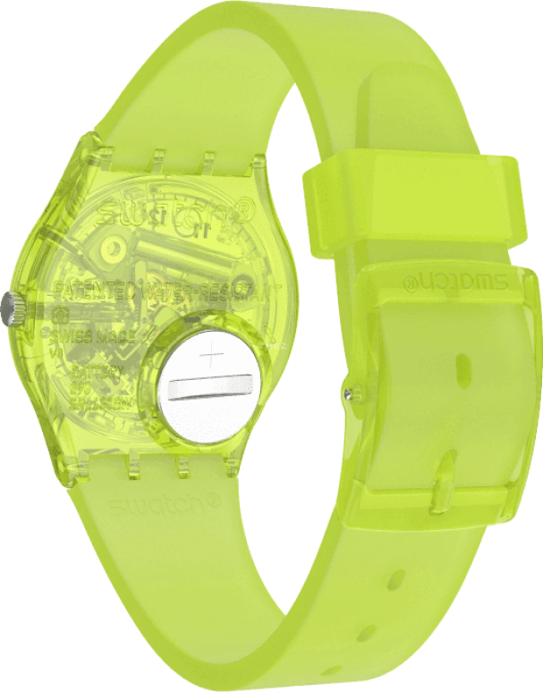 Swatch,Originals 34mm,34mm,Plastic,Green,GG227