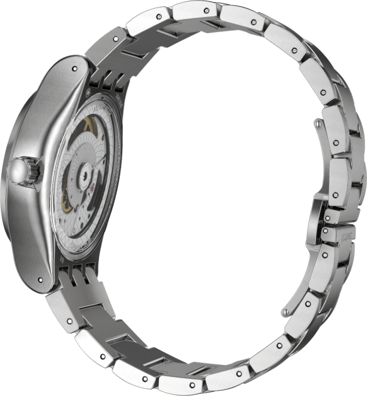 Swatch,IRONY 42mm,42mm,Stainless Steel,Black,Sapphire,Crystal Glass,Open,SY23S406G