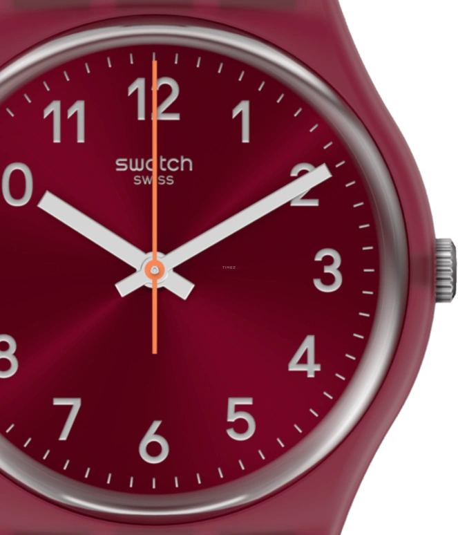 Swatch,Originals 34x39.20mm,34x39.20mm,Plastic,Red,GR184