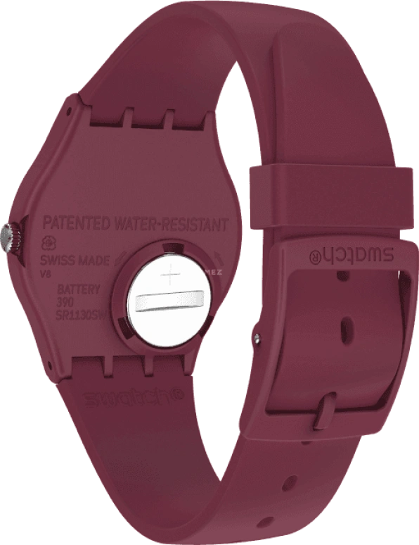 Swatch,Originals 34mm,34mm,Bioceramic,Red,Closed,SO28R103